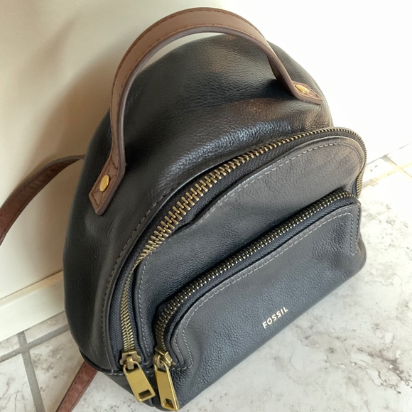 Fossil Mini Genuine Leather Backpack - Picture 4 of 14